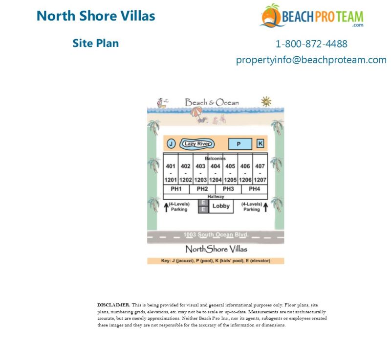 North Shore Villas Site Plan